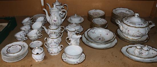 Large German dinner service